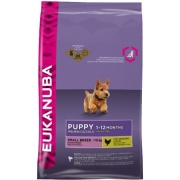 Корм Eukanuba Dog Puppy & Junior для щенков мелких пород 