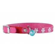 Ошейник Collar Glamour Flowers со стразами и колокольчиком
