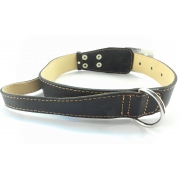 Ошейник Collar двухслойный с ручкой Black Large
